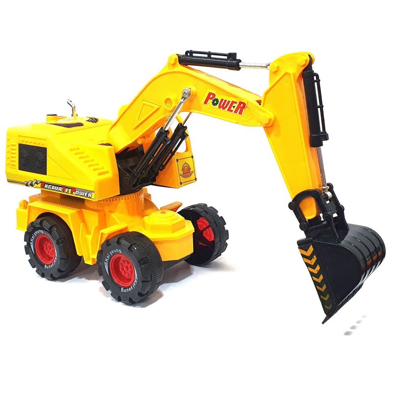 Comprar Carro Retroexcavadora Control Remoto en Electroshopy - Ángulo 2